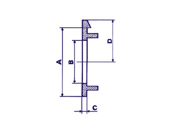 Arrow for 15mm button (yellow)