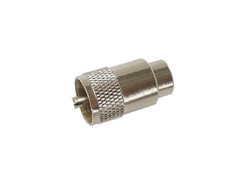 Fiche uhf pl male standard pour cable rg213 d=11mm 50 ohms