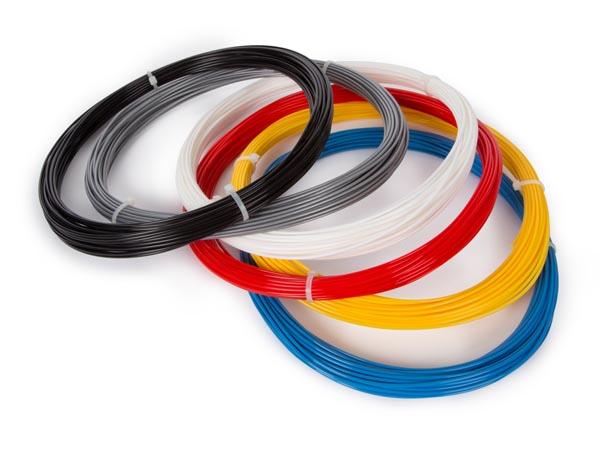 Jeu de filament pla 1.75 mm - 6 couleurs - pour imprimante 3d et stylo 3d