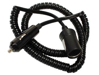 Cordon d'alimentation spirale fiche allume cigare male/ fiche allume cigare femelle