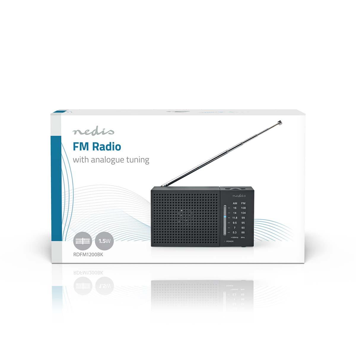 Radio am / fm - alimentee par piles - 1,5w