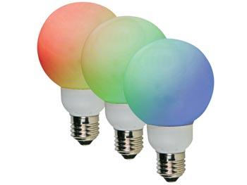 Ampoule led rgb - e27- 20 led - ï60mm