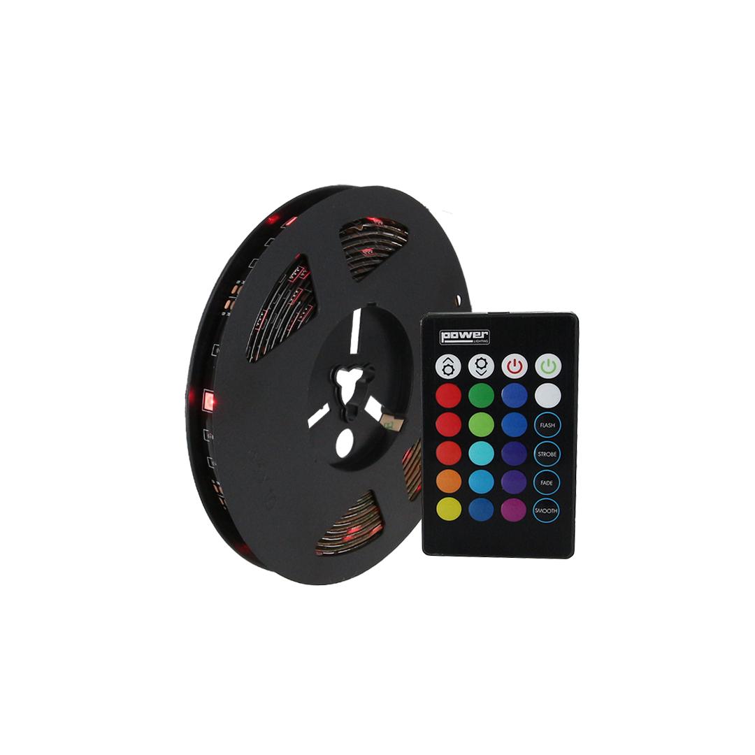 Ruban lumineux rgb / 5 mètres / ip65 / télécommande / alimentation usb