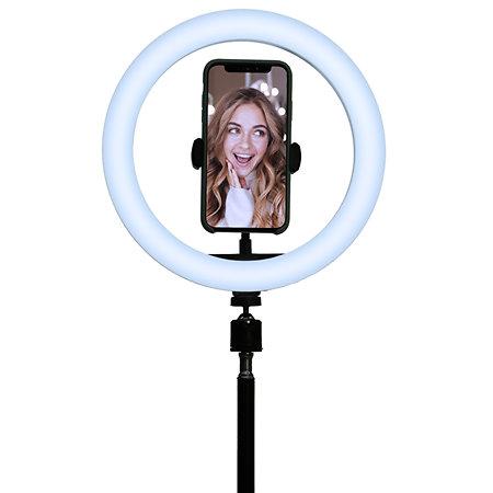 Anneau lumineux pour podcast vidéo ou photo plugger studio ringlite10 set diamètre 10" / trépied + télécommande bluetooth