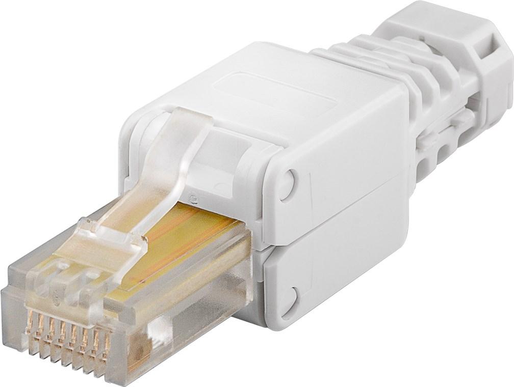 Fiche rj45 sans outil cat 5e utp non blindé