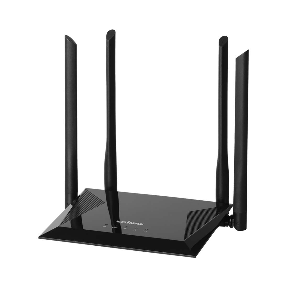 Routeur dual band edimax n1200  (2.4ghz) & 867mbps (5ghz) wi-fi / 4 ports rj45(1000m/bps)