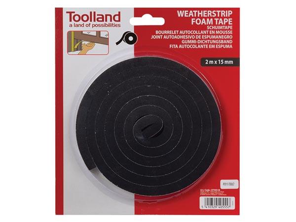 E44-Joint autocollant en mousse 15mm x 2m noir à 2,85 € (Joints)