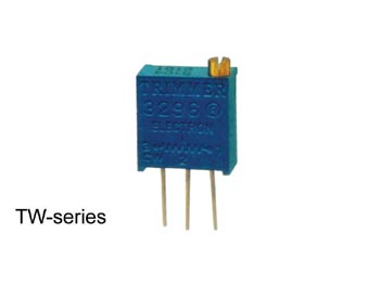 Resistance ajustable multitours verticale cermet 0.5w 200 ohms