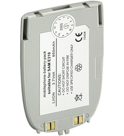 Accu lion 3.7v 600ma pour samsung e310