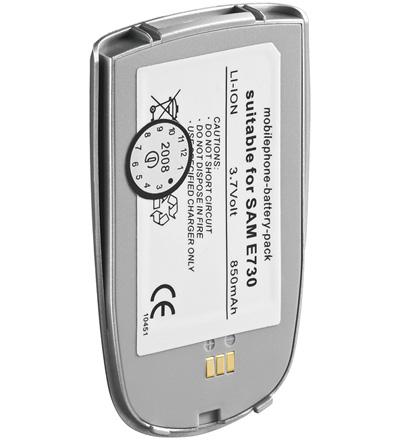 Accu lion 3.6v 850ma pour samsung e730