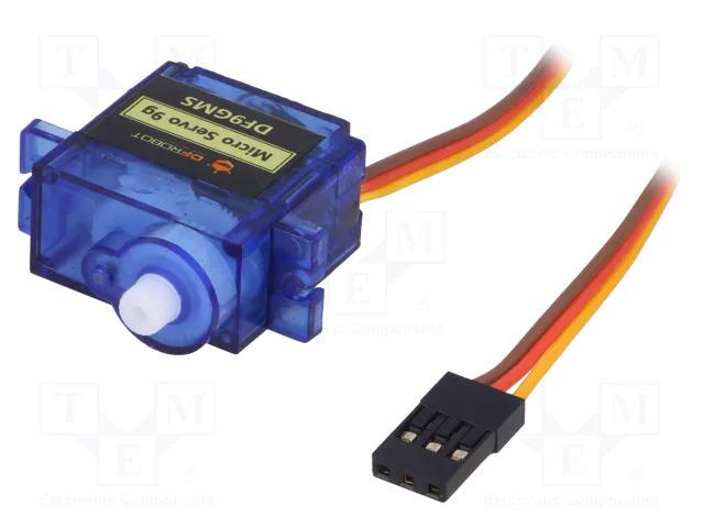 Servomteur analogique / 4.8v à 6v / mécanisme plastique / 180°