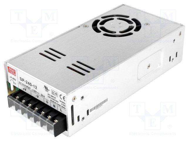 Alimentation à découpage 240w 48vcc chassis ferme 190 x 93 x 50mm