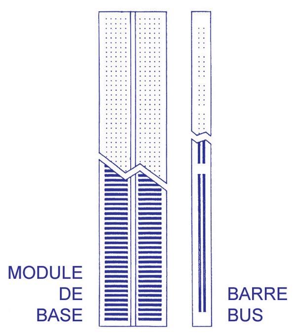Plaque de montage rapide - haute qualité - 840 trous