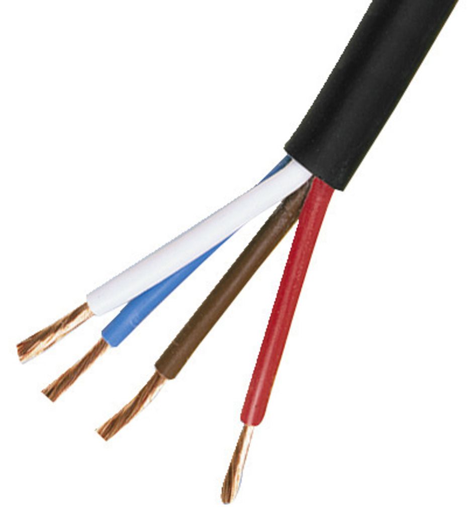 Cable hp 4 x 2.5mm2 d=11mm l=1m - monacor