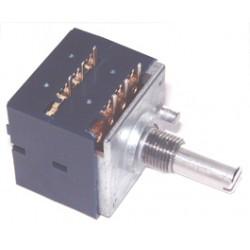 Pot double 2x 10k log pro audio rotatif alps