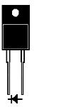Si-d redressement ultra fast diode 200v 8a to220 (iso) 2 pins