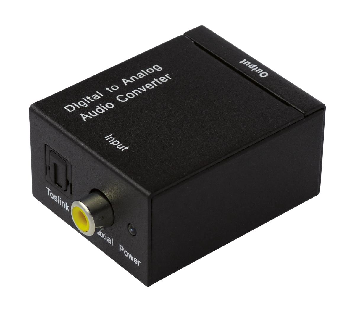 E44-Convertisseur audio numérique (optique+spdif) vers analogique