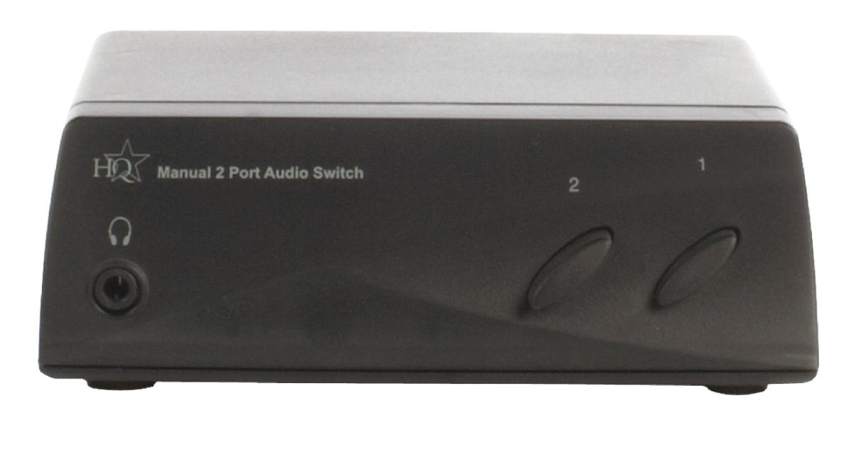 Commutateur audio manuel 2 entrée rca / 1 sortie rca
