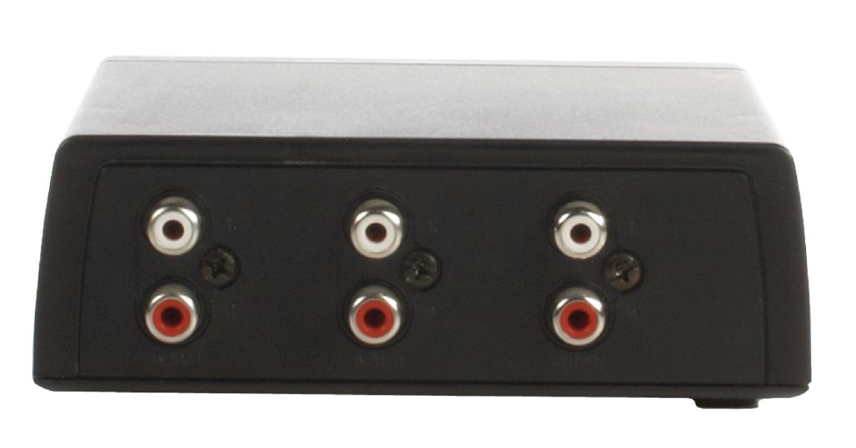 Commutateur audio manuel 2 entrée rca / 1 sortie rca