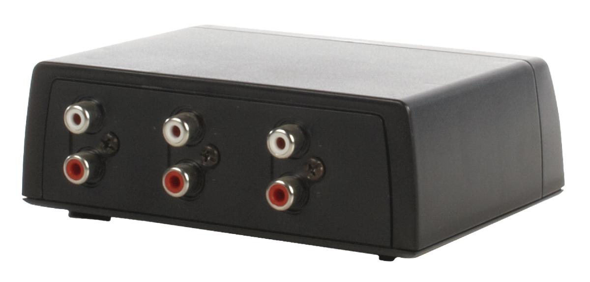 Commutateur audio manuel 2 entrée rca / 1 sortie rca