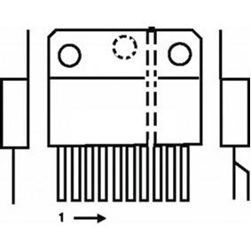 Ampli 20w tda7240av to-220 - 7 pins