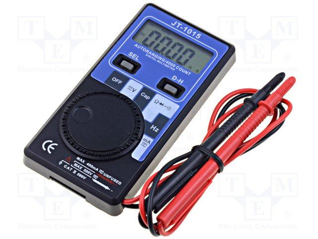 E44-Multimètre numérique de poche- ohmètre /voltmètre/ampèremètre  /capacimètre /fréquencemètre - cat2 500v - à 39,00 €