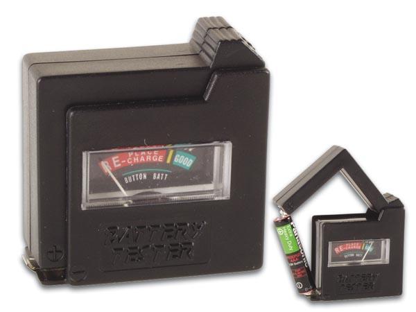 Testeur de piles r03/r06/r14/r20/9v et piles boutons