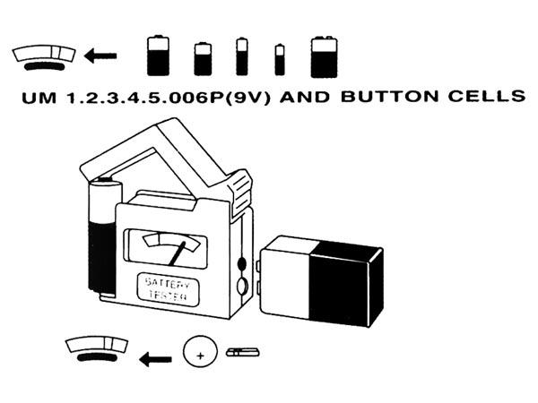 E44-Testeur varta de piles numérique pour piles, piles rechargeables et  piles boutons à 8,90 €