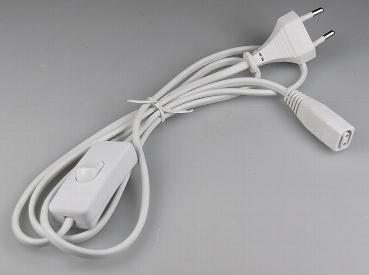 Cordon de d'alimentation avec inter  l=1.50m pour reglette tl2005/2.../4.../8...