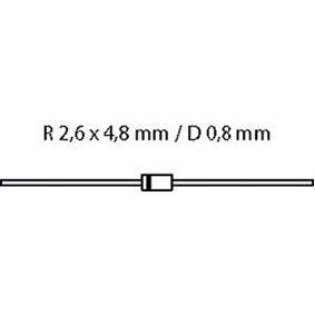 Si-d redressement 1000v 1a/50ap 75ns ultra-rapide do41