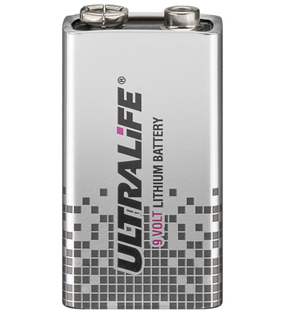 Pile lithium 9v 1200ma ultralife /u9vl/slm9v (26.5 x 18 x 49mm)
