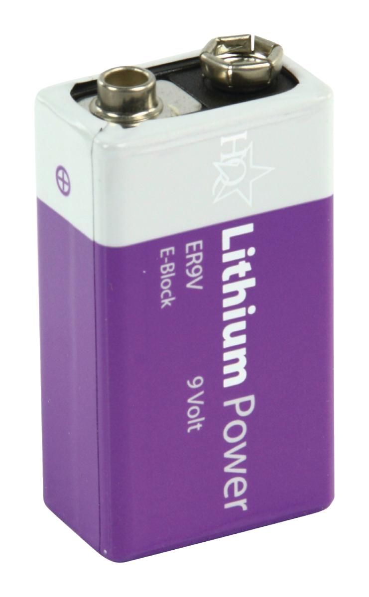 Pile lithium 9v 1200ma ultralife /u9vl/slm9v (26.5 x 18 x 49mm)