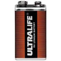 Pile lithium 9v 1200ma ultralife /u9vl/slm9v (26.5 x 18 x 49mm)
