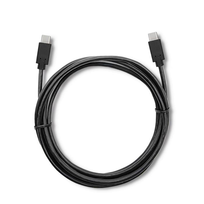 Cordon usb-c male vers usb-c male / version usb3.2 / 60w / 5gb/s longueur 3 mètres