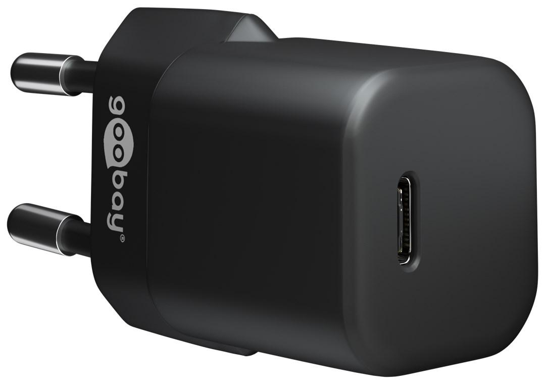 Chargeur rapide usb-c pd (power delivery) nano (20w) noir