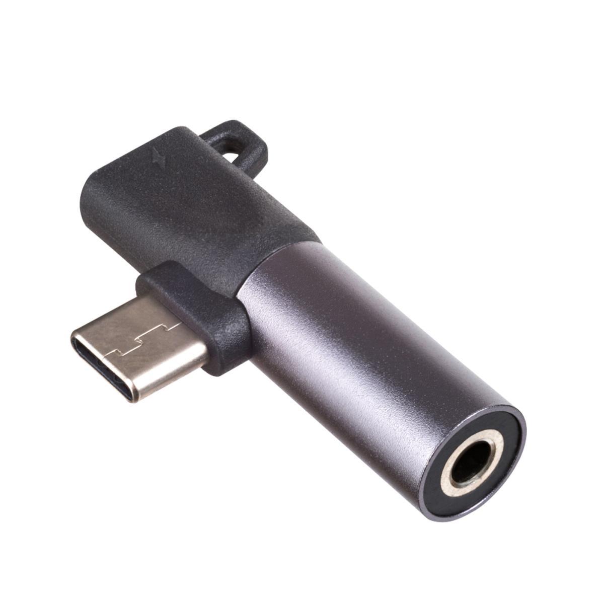 Adaptateur usb-c vers jack 3.5mm + connectique de charge simultané