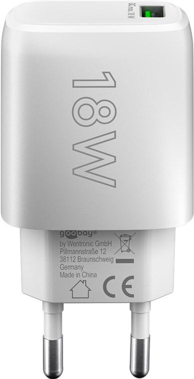 Chargeur usb a ultra rapide (technologie qc3/18w)