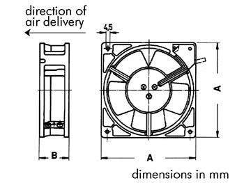 Ventilateur 12v 0.145a 80 x 80 x 25mm 67.9m3/h 33dba sunon roulement a paliers lisses