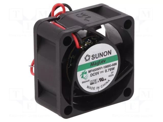 Ventilateur sunon 5vdc axial 40x40x20mm 15,04m3/h  25,5dba palier lisse