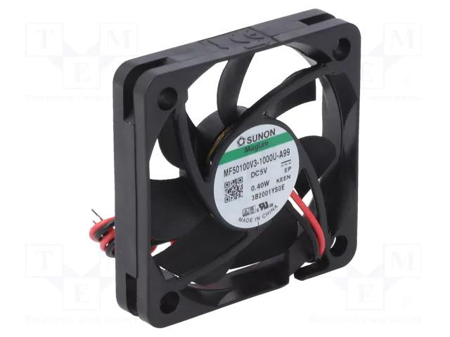 Ventilateur sunon 5vdc 50x50x10mm 14,26m3/h 22,4dba roulement a paliers lisses