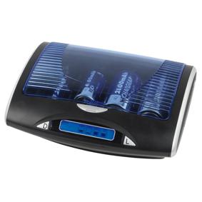 Chargeur/dechargeur rapide pour accus ni-mh r03/r06/r14/r20/ 9v affichage lcd sortie usb