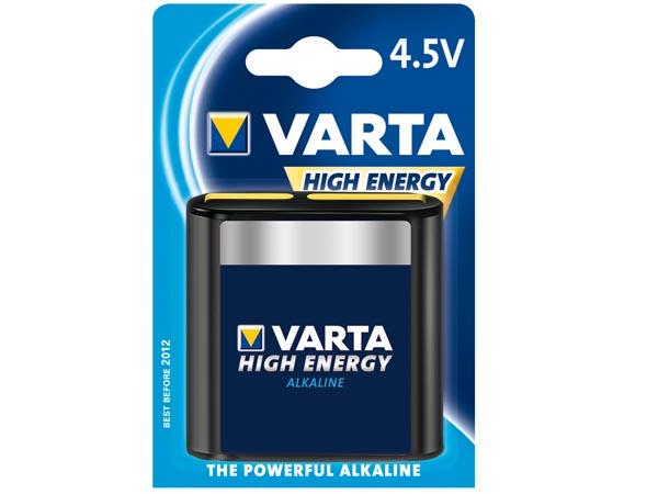 Pile alcaline 4.5v (67x67x 22mm) varta 4912.121.411