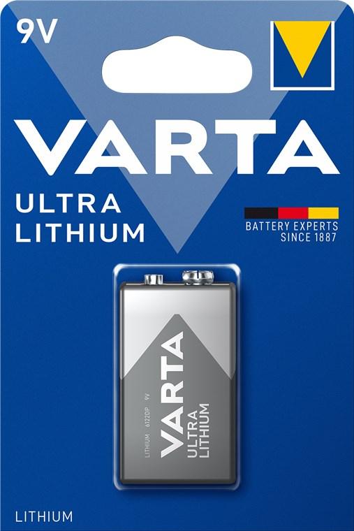 E44-Pile varta au lithium 6f22 (9v) 1200mah à 12,90 € (Piles 6F22 Lithium)