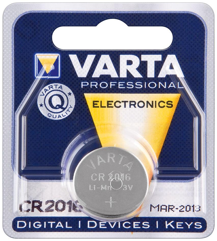 Pile bouton lithium 3.0v 25ma (12.5 x 1.6mm) cr1216 varta 6216.801.401