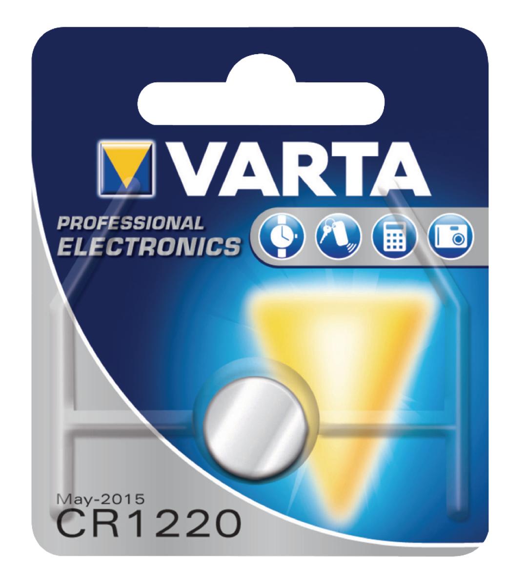 Varta 6220 - x1 Pile lithium CR1220 3V