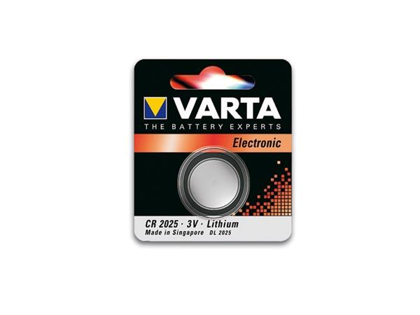 Pile Bouton VARTA CR 2025 Lithium 3V