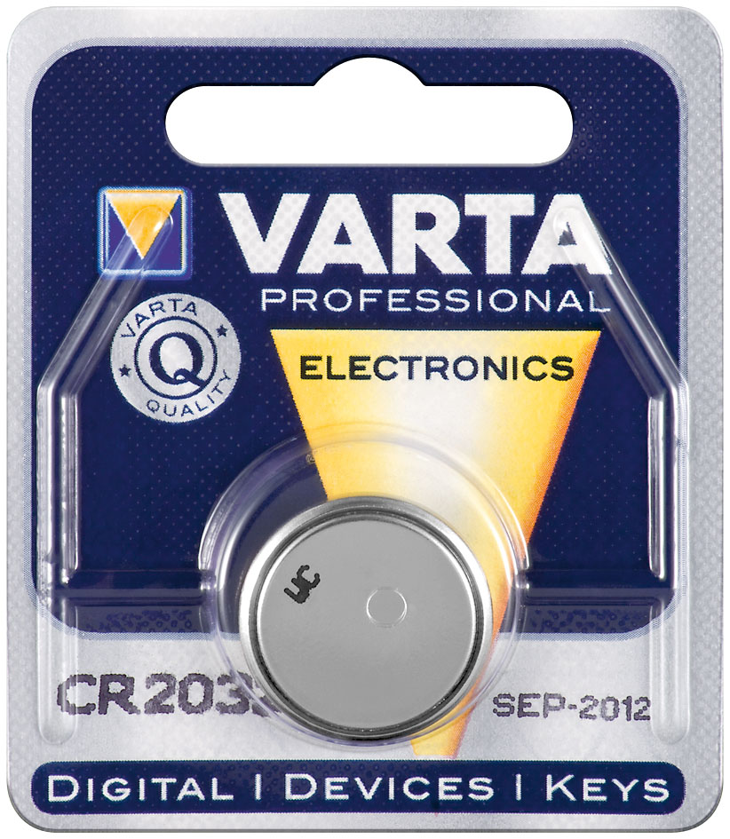 Varta CR2032 / DL2032 / 2032 pile bouton lithium 5 pièces Varta