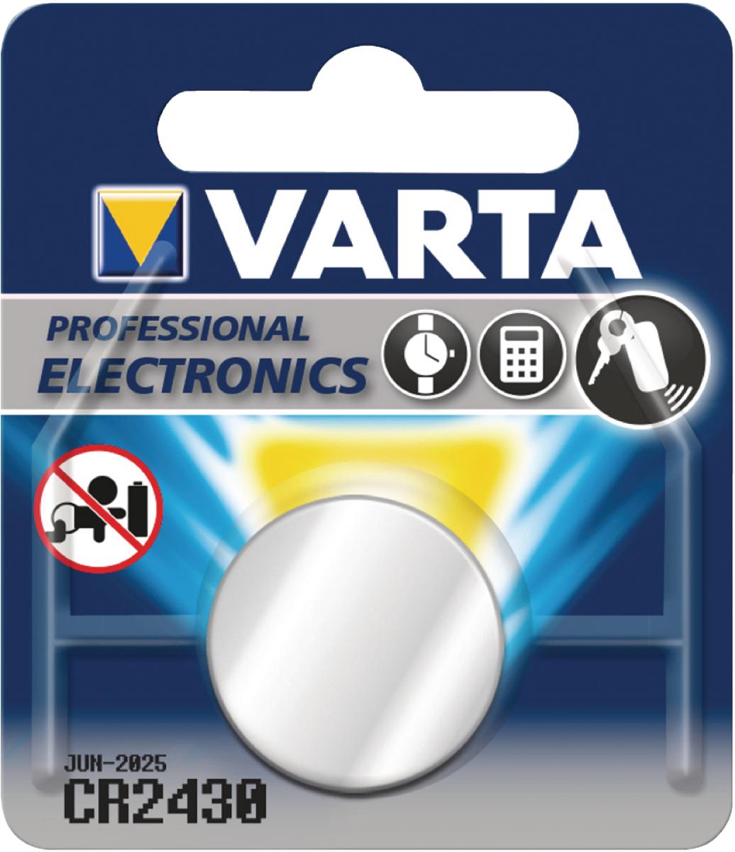 VARTA Pile bouton lithium CR2430 3V 280 mAh Professional au meilleur prix  sur