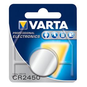 Pile bouton lithium 3.0v 560ma (24.5 x 5.0mm) cr2450 varta 6450.101.401