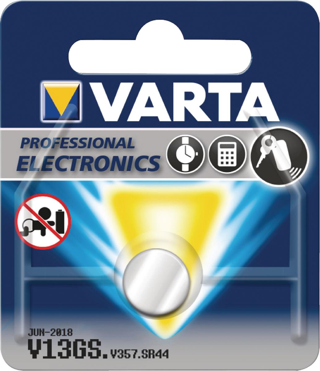 E44-Pile bouton oxyde d'argent 1.55v 85ma (11.6 x 3.05mm)  sr1130w/v10gs/varta 389.101.111 à 1,90 €